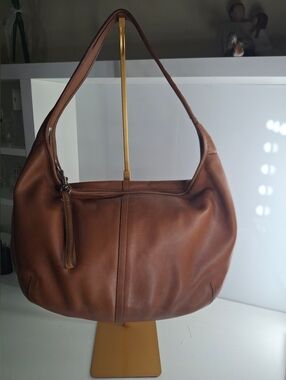 Coach Vintage Ergo Hobo 9227 British Tan Leather EUC